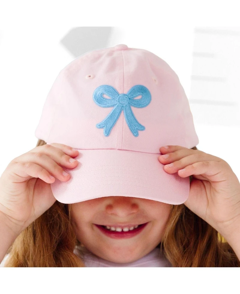 Sweet Wink Girls Blue Bow Patch Baseball Hat