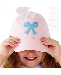 Sweet Wink Girls Blue Bow Patch Baseball Hat