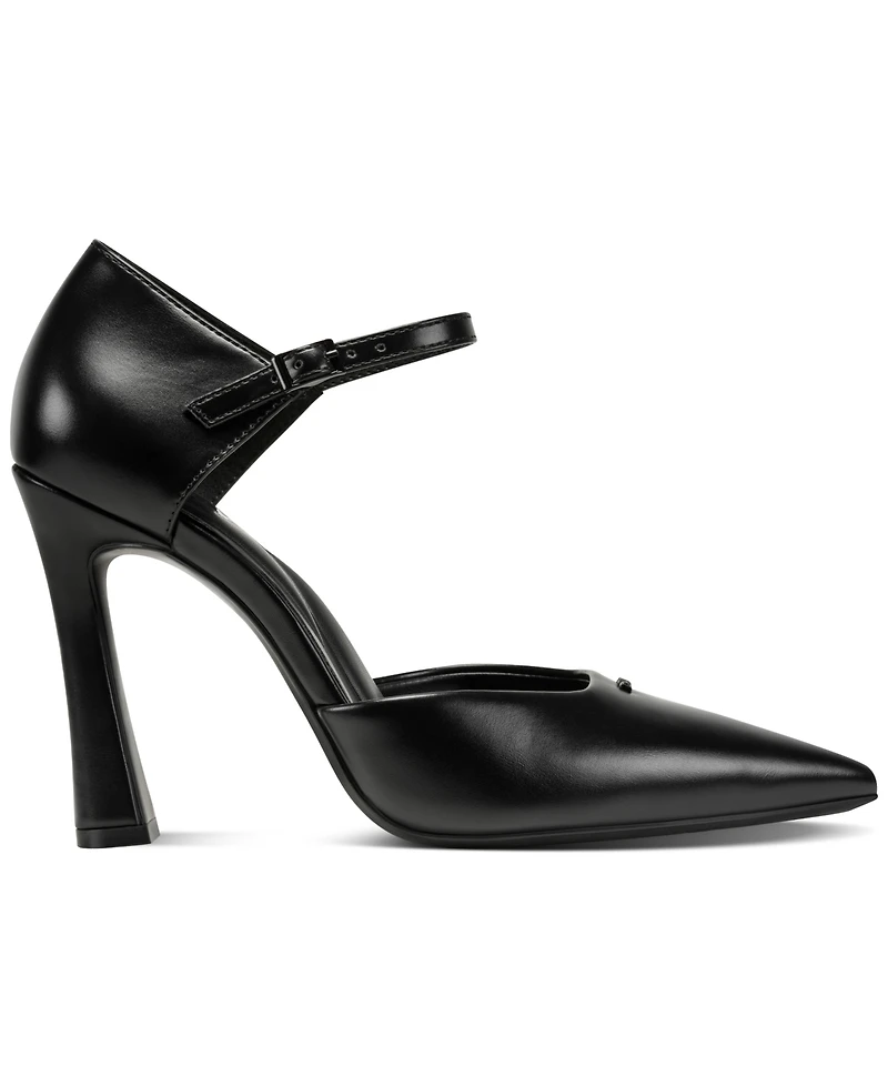 Dkny Women's Catcher Ankle Strap Pointed Toe Pumps