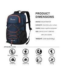 Mountaintop Hiking Backpack 25 Liter Camping Backpack Men Women Hiking Daypack Lightweight Travel Backpack for Climbing