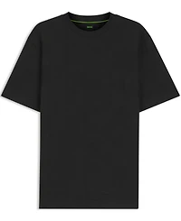 Boss by Hugo Men's 3D-Jacquard Pattern Cotton T-Shirt