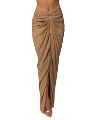 Jluxlabel Women's Cabana Slit Maxi Skirt