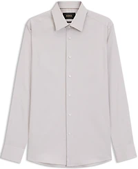Boss by Hugo Men's Structured Cotton Blend Slim-Fit Dress Shirt