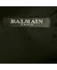 Pre-Owned Balmain Women's Velvet Strapless Mini Dress