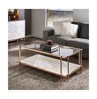 iNSPIRE Q Champagne Gold Coffee Table