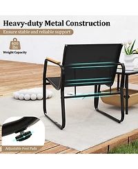 Sugift Patio Furniture Set Outdoor Bistro Conversation Set