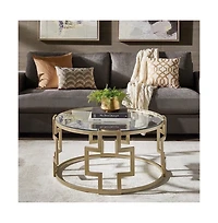 iNSPIRE Q Cava Glass Top Coffee Table