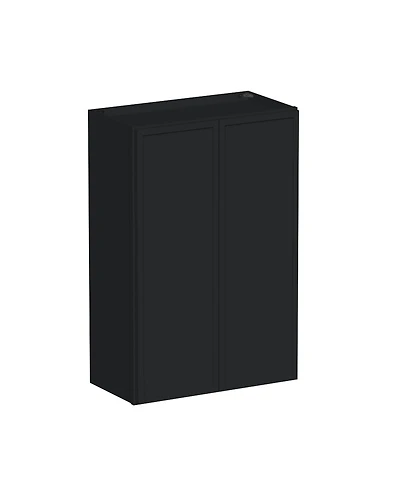 Boyel Living Standard Wall Cabinet 2 Door 2 Shelves, Ready to Assemble Kitchen Cabinet with Solid Wood Frame, Soft-Close Slides and Hinge