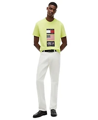 Tommy Hilfiger Men's Us Sailing Flag Crewneck T-Shirt