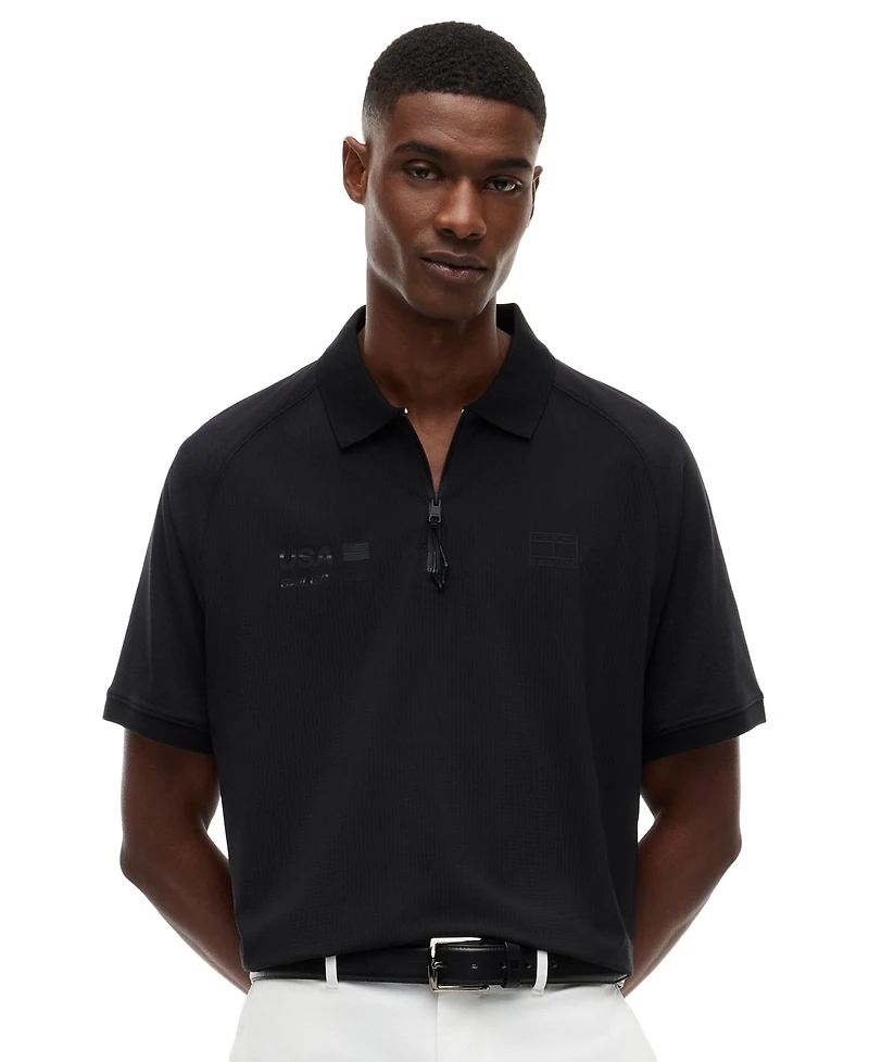 Tommy Hilfiger Men's Stealth Performance Collared Polo Shirt