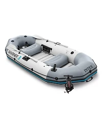 Intex 68373EP Mariner 3-Person Inflatable River/Lake Dinghy Boat and Oars Set