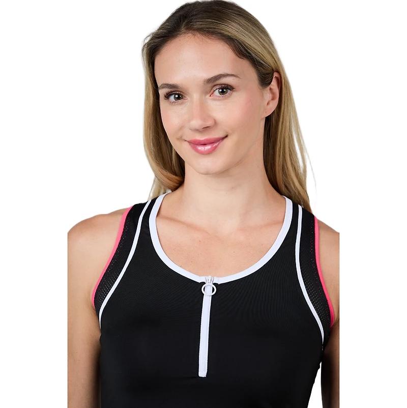 Sofibella Women's Amore Mio Racerback Tennis Tank