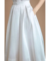 Coast Women's Bridal Pleated Midi Skirt