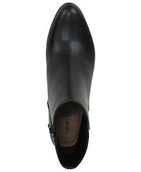LifeStride Women's Eloise Zip Short Block Heel Booties