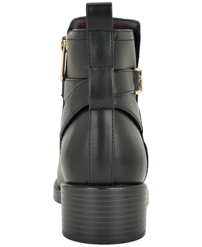 Tommy Hilfiger Women's Idala Ornamented Side Zip Booties