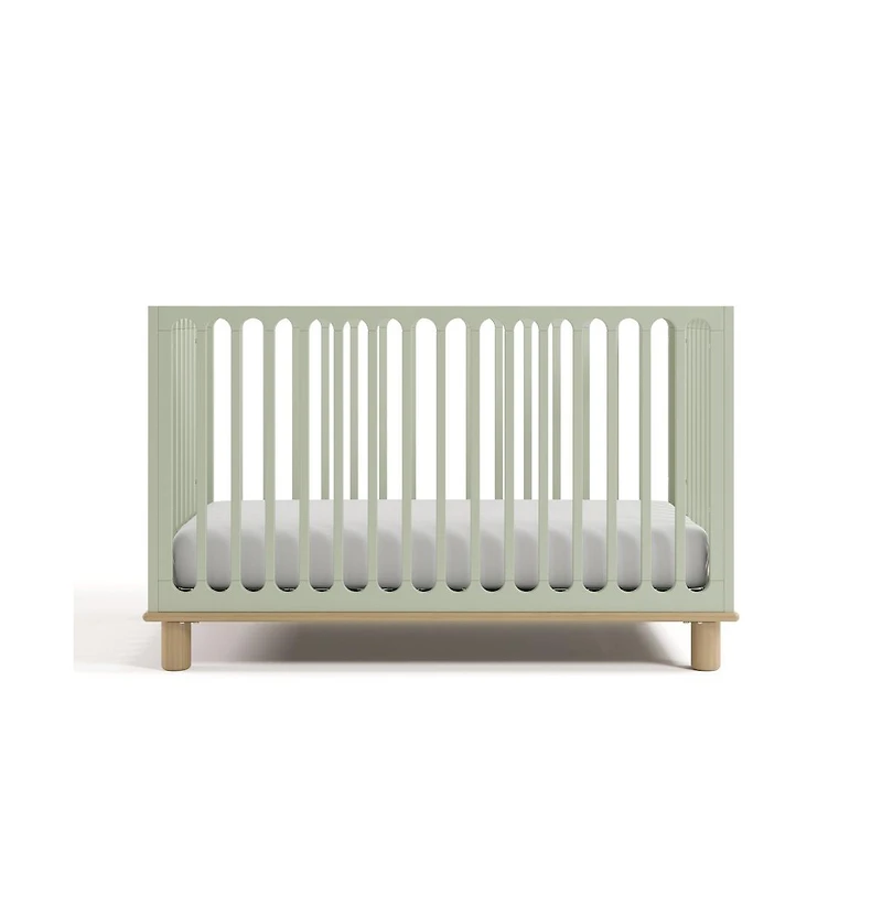 Storkcraft Deluxe 3-in-1 Convertible Crib with Bonus Toddler Guardrail