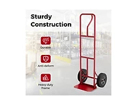 Sugift 660 lbs P-Handle Hand Truck with Foldable Load Plate