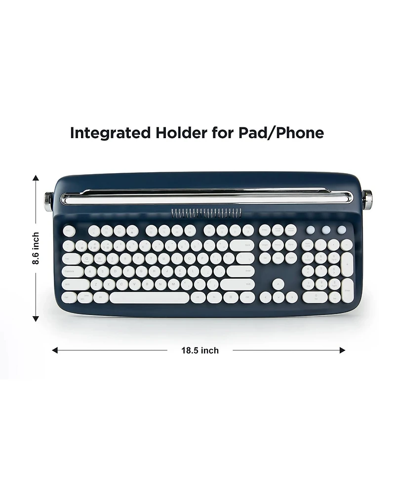 Lamicall Actto B503 Retro Typewriter Bluetooth Keyboard