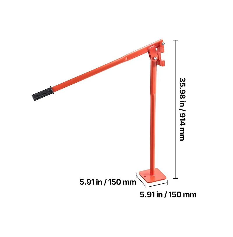 Sugift 36 in T Post Puller Heavy Duty Steel Fence Post Puller
