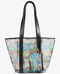 Theophilio | Macy's Graffiti Print Mesh Tote Bag & Removable Pouch Set, Macy's Exclusive
