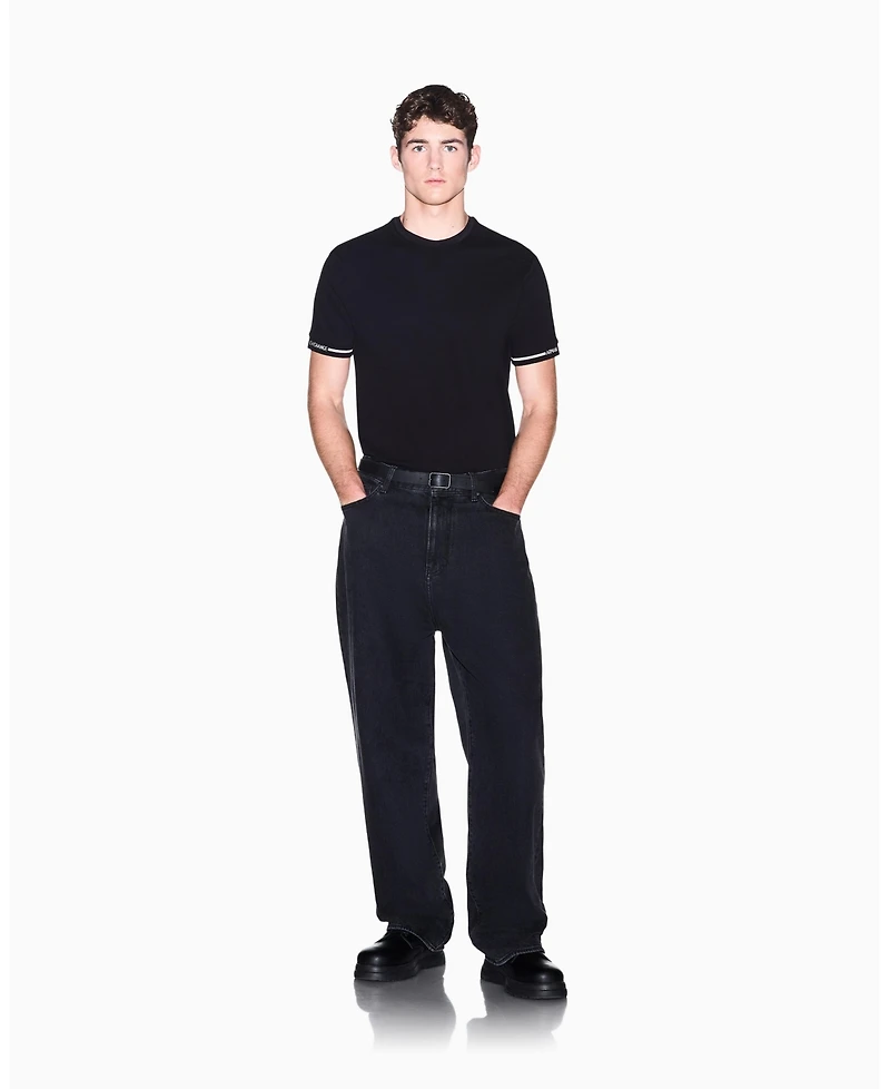 A|X Armani Exchange Men's Short Sleeve Pique Slim Fit T-Shirt