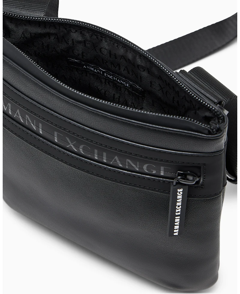 A|X Armani Exchange Men's Flat Crossbody Bag