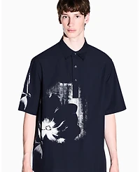 A|X Armani Exchange Men's Exposed Flower Shirt