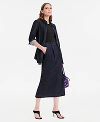 Jonathan Cohen X Macy's Women's Denim Pencil Midi Skirt, Exclusive