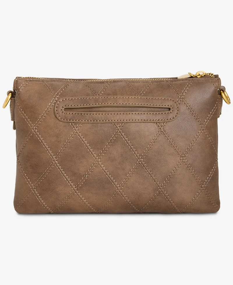 Style & Co Diamond Quilted Double Compartment Crossbody Bag, Macy's Exclusive