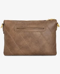 Style & Co Diamond Quilted Double Compartment Crossbody Bag, Macy's Exclusive