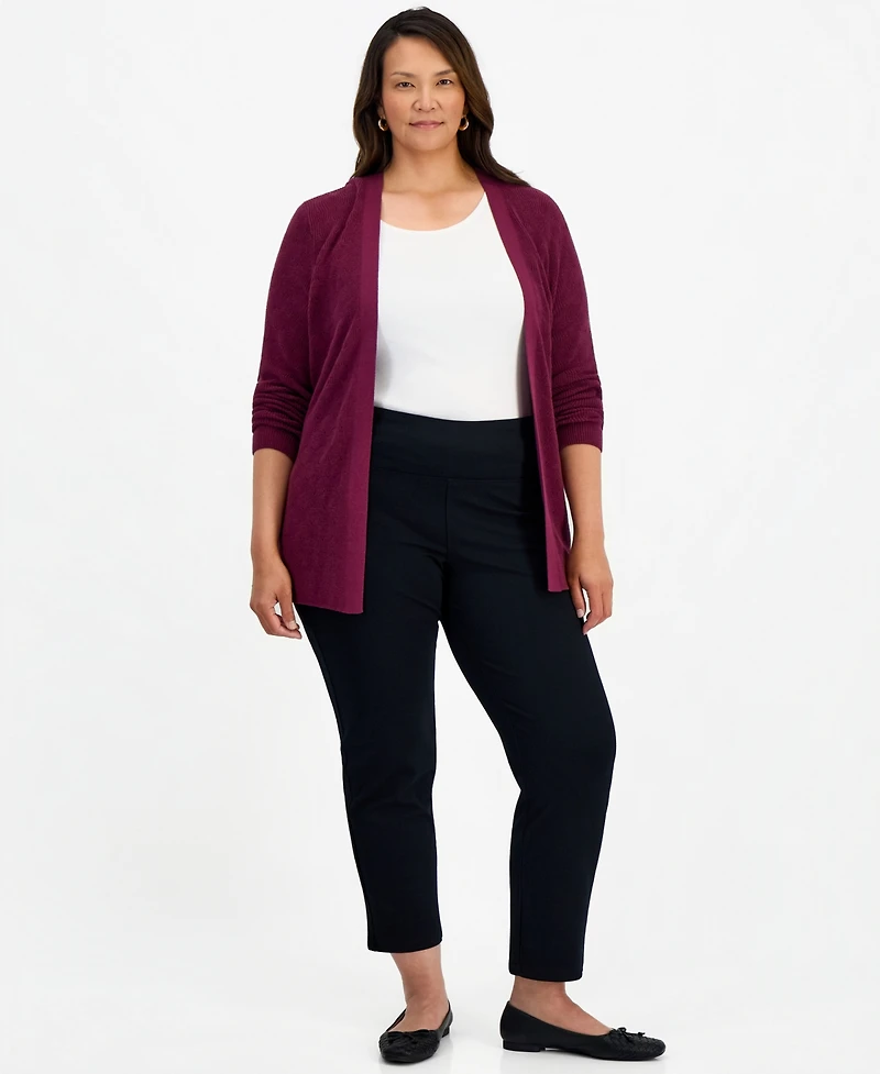 Style & Co Plus Ponte Straight-Leg Pants, Created For Macy's