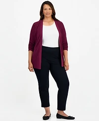 Style & Co Plus Ponte Straight-Leg Pants, Created For Macy's