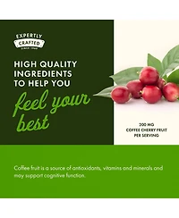 Swanson Full Spectrum Coffee Cherry Immune Support and Phytonutrients, Overall Wellness, 60 Veggie Capsules