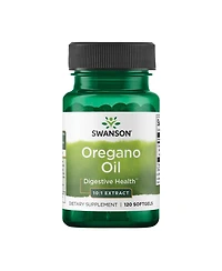 Swanson Oregano Oil 10:1 Extract, Digestive and Respiratory Support, Gastrointestinal and Urinary Tract Health, 150 Milligram, 120 Softgels