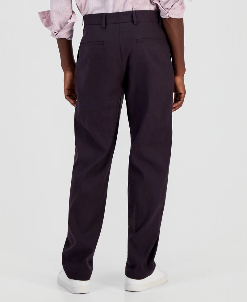 Alfani Men's Tech Linen-Blend Pants, Macy's Exclusive