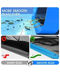 Xdovet Pool Skimmer Net Aluminum Frame Deep Bag Leaf Rake