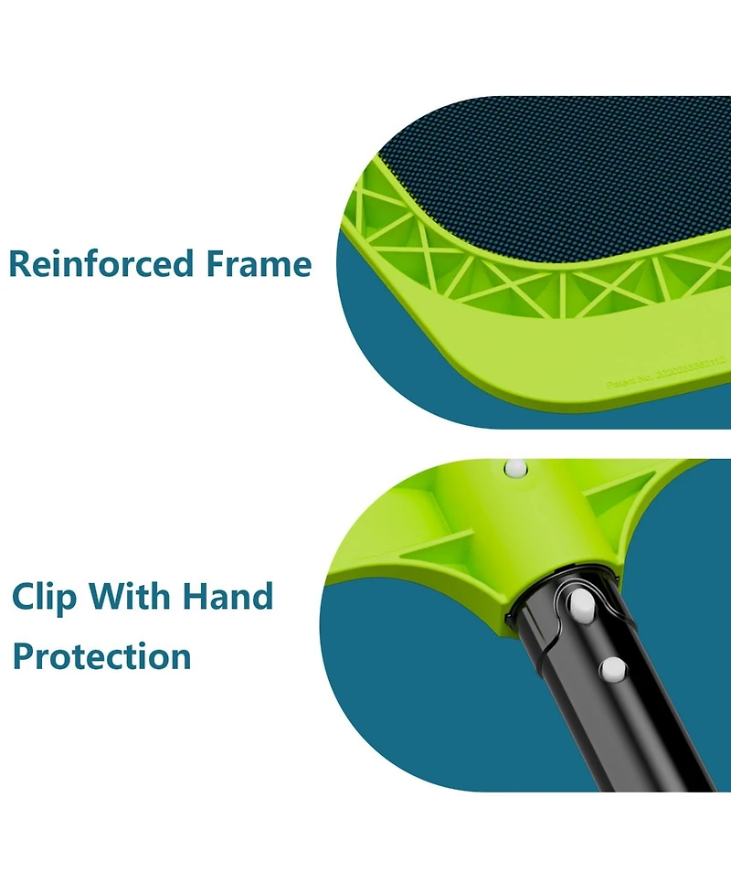 Xdovet Pool Skimmer Net Heavy Duty Leaf Rake Frame