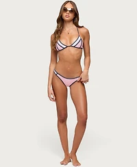 Edikted Women's Adrie Contrast Bikini Bottom