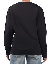G-iii 4Her by Carl Banks Women's Black Orlando Magic Collage Team Graphic Fleece Pullover Sweatshirt