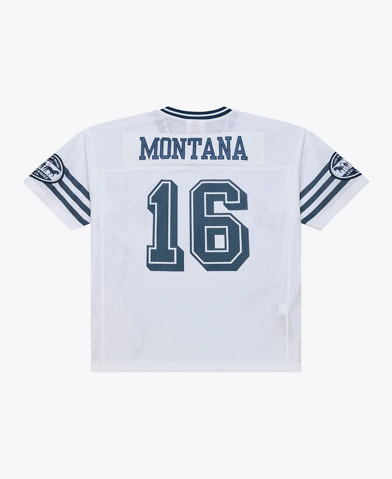 Mitchell & Ness Men's Women's x Levi's Joe Montana White San Francisco 49ers Legacy Jersey