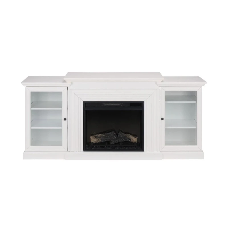 Augusta Home Lincoln 4 Shelf Electic Fireplace