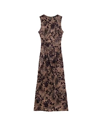 Desigual Women's Flocked Long Dress