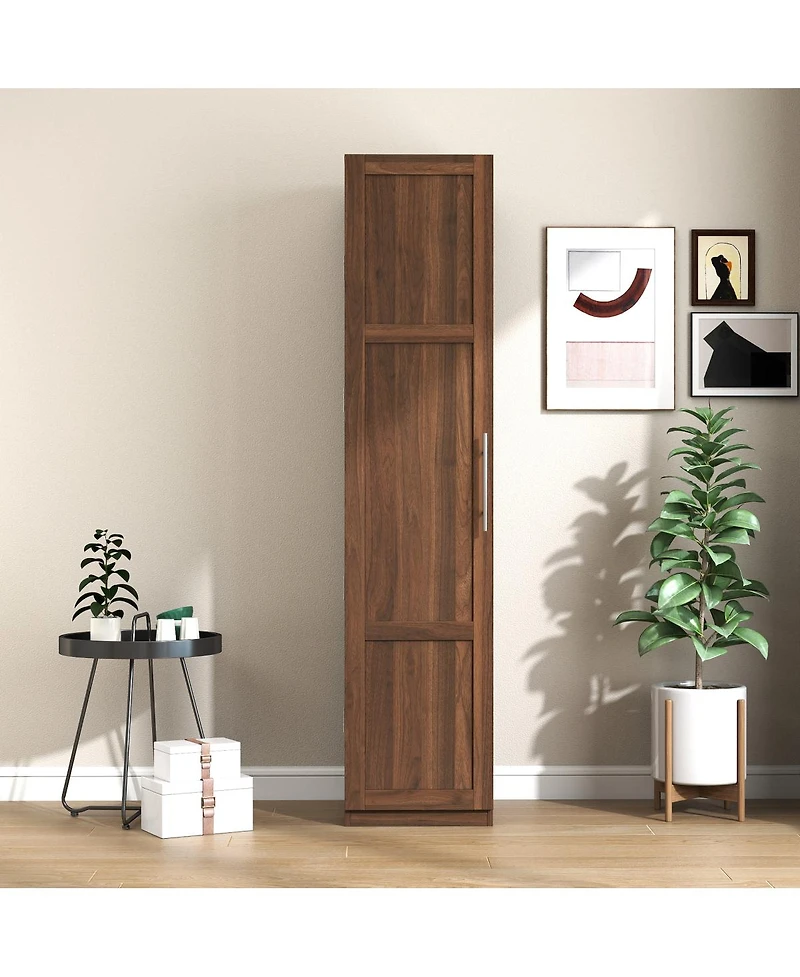 Streamdale Furniture Freestanding Kitchen Pantry Cabinet with Doors and Shelves