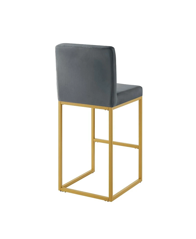 Streamdale Furniture Modern Fashion Counter Height Stools with Backrest Set of 2