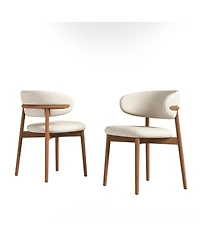 Streamdale Furniture Mid-Century Modern Dining Chairs Set of 2