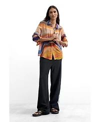 Desigual Women's Printed Long Sleeve Blouse