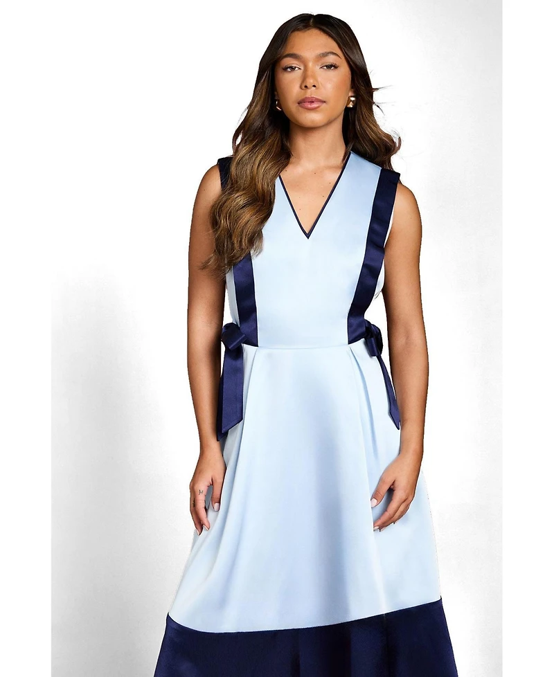 Coast Women's Bow Satin Midi Dress