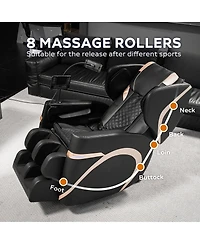 Streamdale Furniture Zero Gravity Full Body Massage Chair Recliner with Heat and Air Pressure