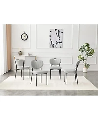Streamdale Furniture Premium Leather Dining Chairs Set of 4