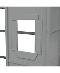 Streamdale Furniture House Loft Bed With Ladder